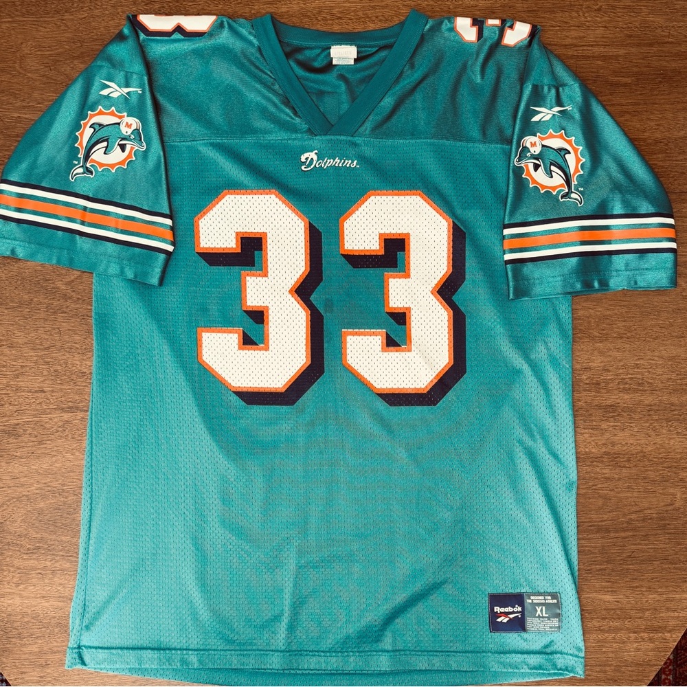 Vintage Reebok Miami Dolphins | Abdul-Jabbar Jersey | Men’s XL